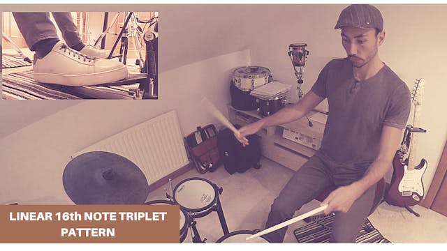 Linear 16th Note Triplet Pattern 
