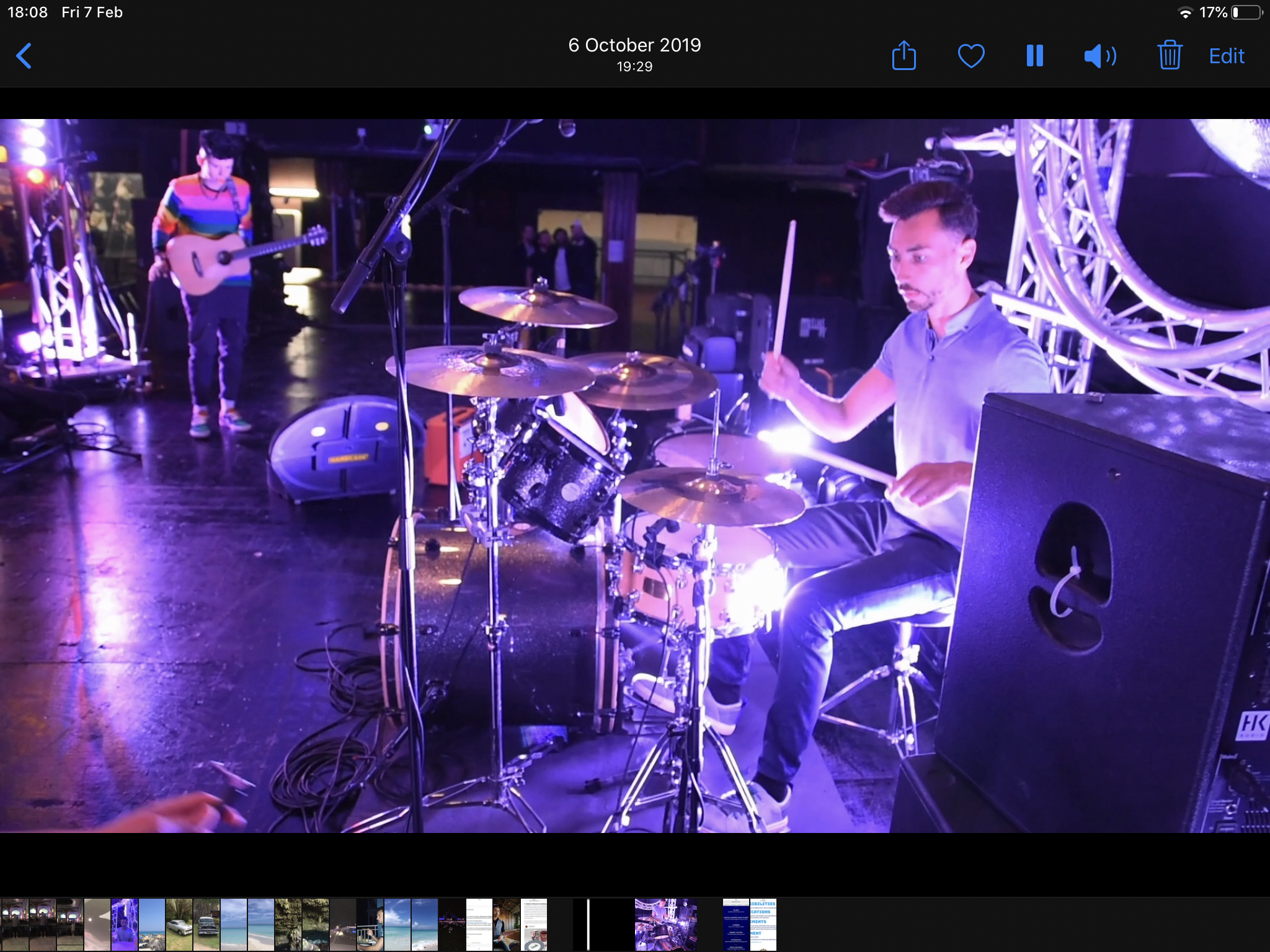 Barrowland Ballroom Drum Sound Check 