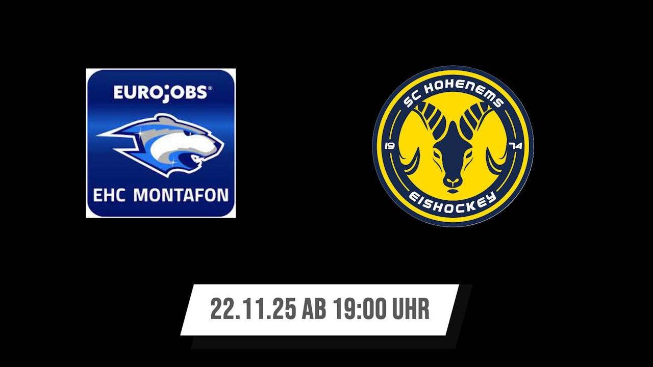 EHC Montafon vs SC Hohenems
