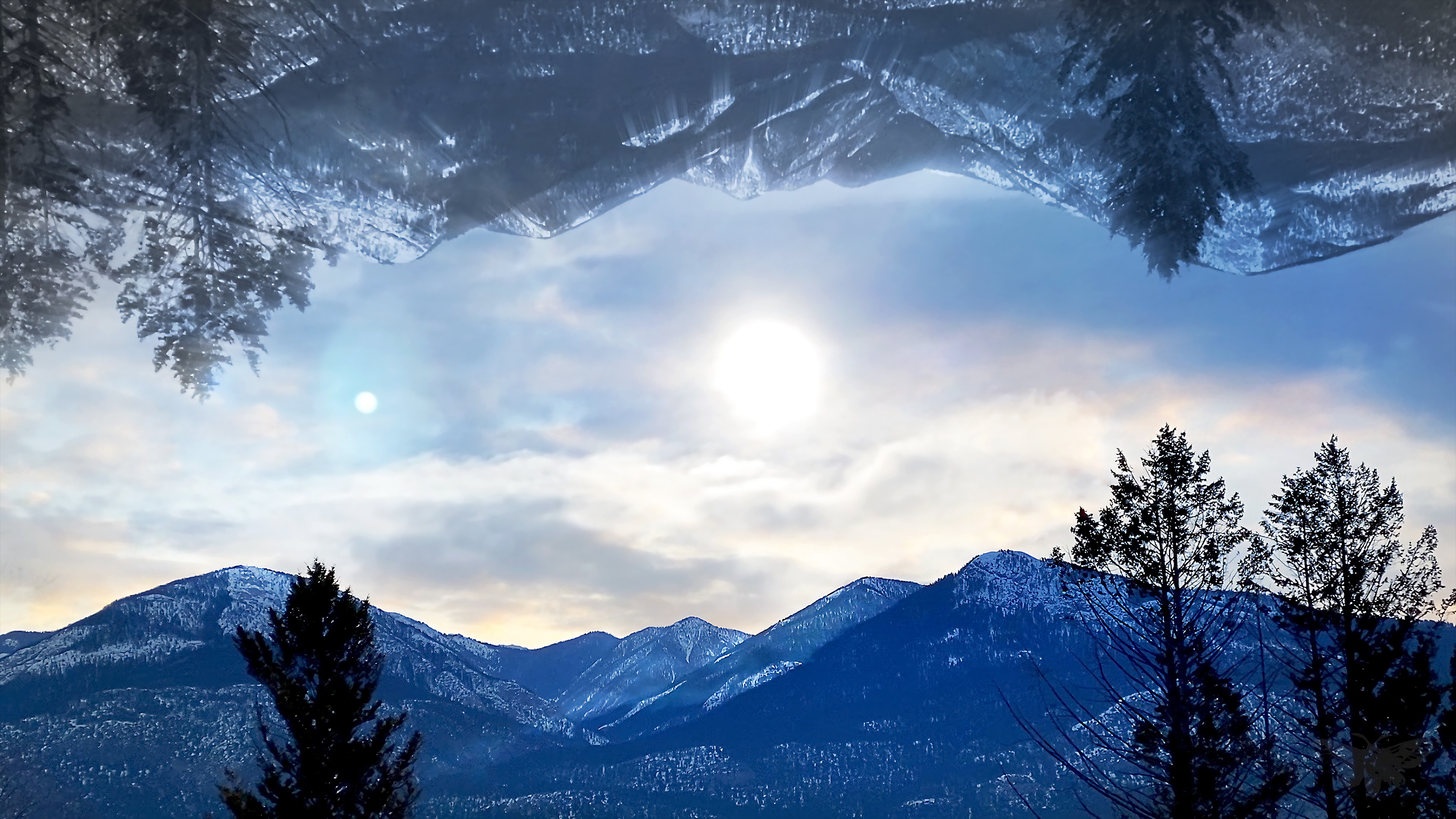 bursting through the paper of the universe