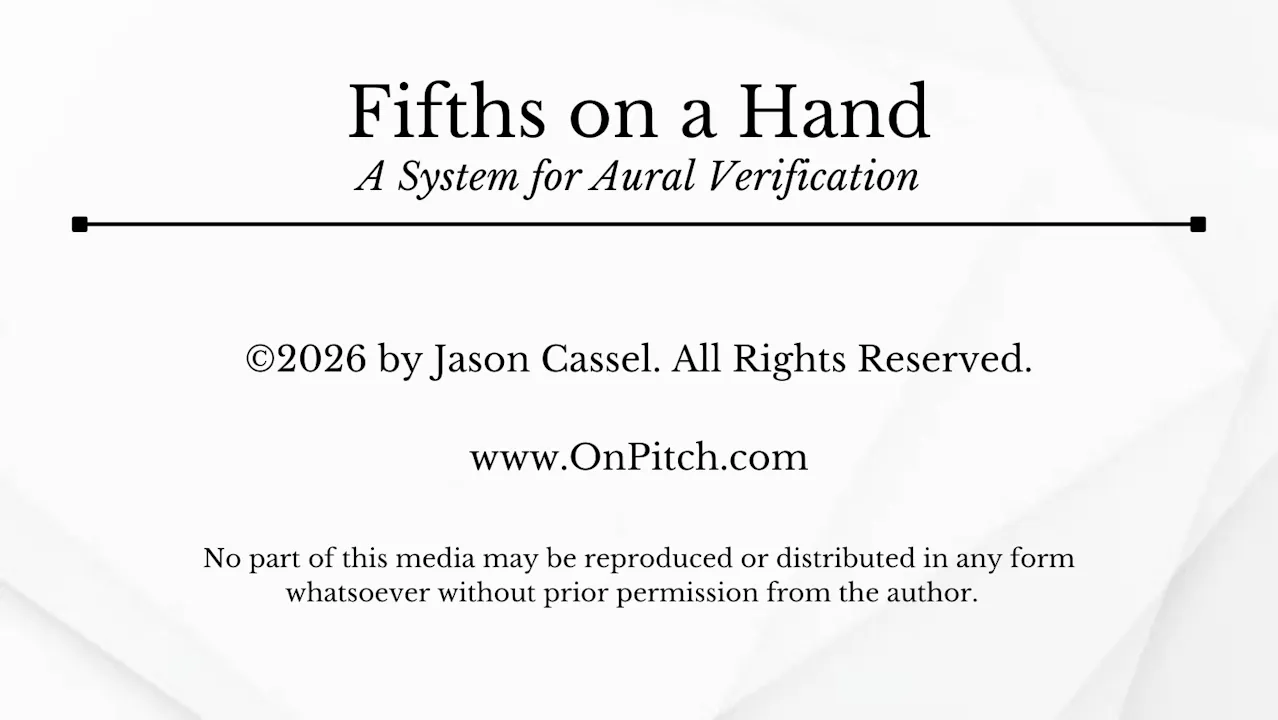 Fifths on a Hand: A System for Aural Verification