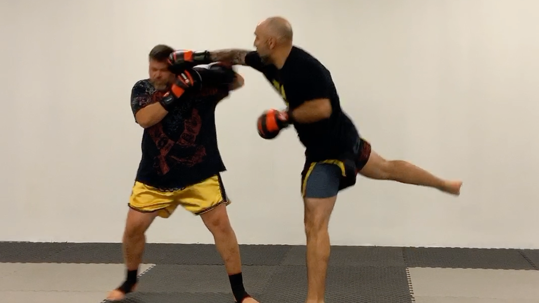 Muay Thai Fundamentals White Shorts:1st Stripe/lesson 8 Controlled Sparring 