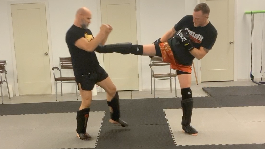 Push and Teep Kick to the body:Precision and Targeting