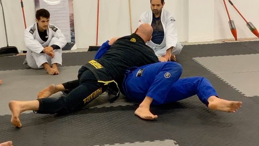 Top Game:Resetting side control with Top Spin transition