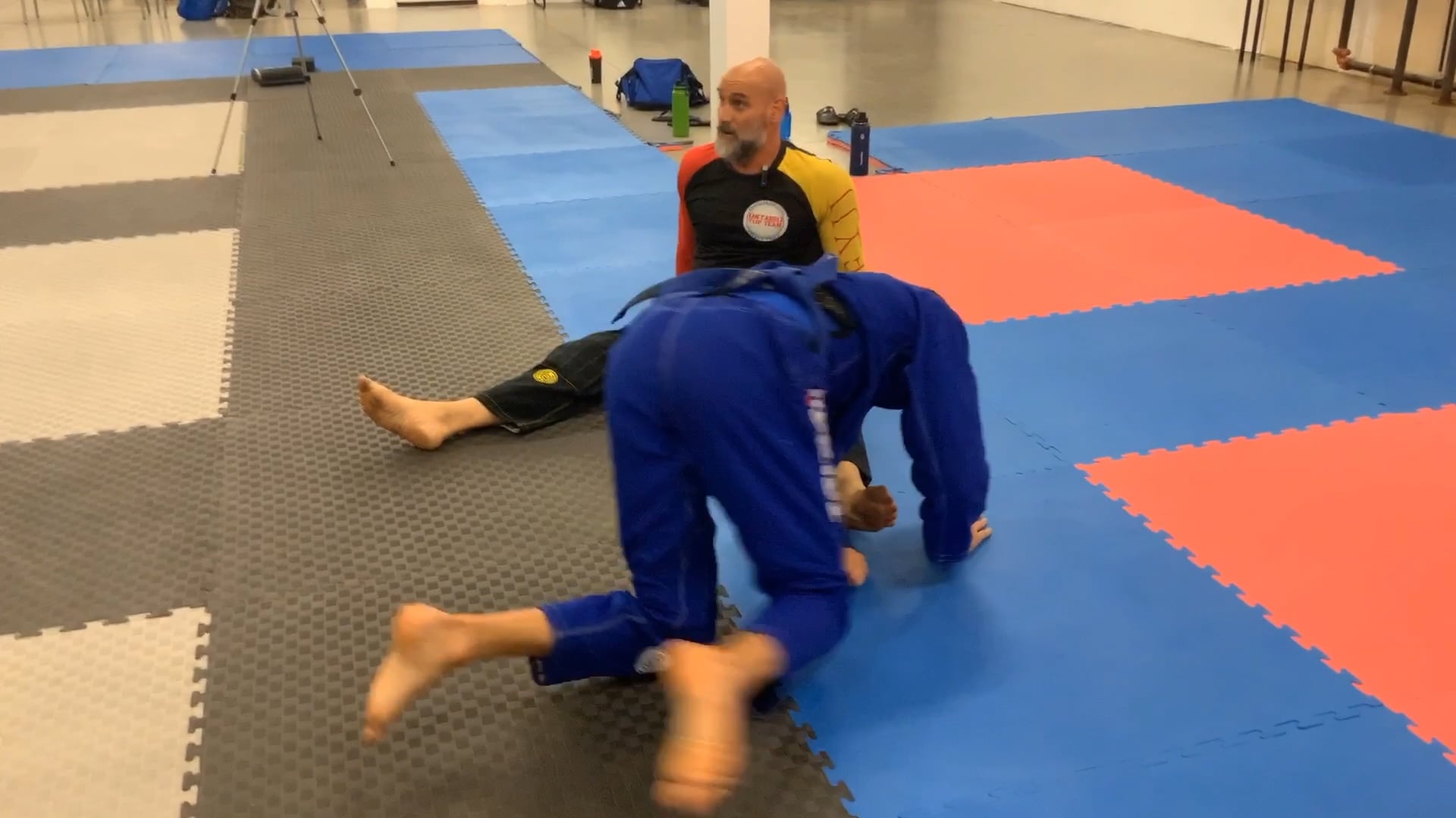 Details on transitioning from one hold down to the next