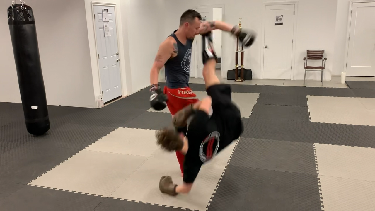 Muay Thai 201:Catching and Sweeping the Body Round Kick