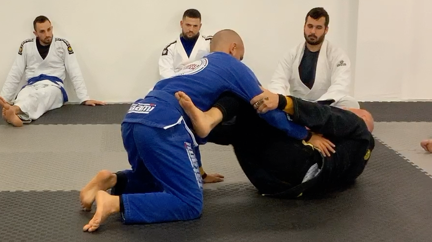 Guard Retention Fundamentals lesson 4:Hip escape-Knee Shield-Foot Pedal