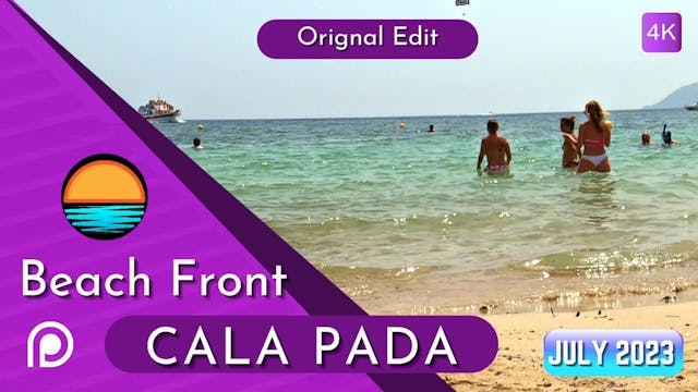 Cala Pada On The Beach Ibiza in July Patreon 4K