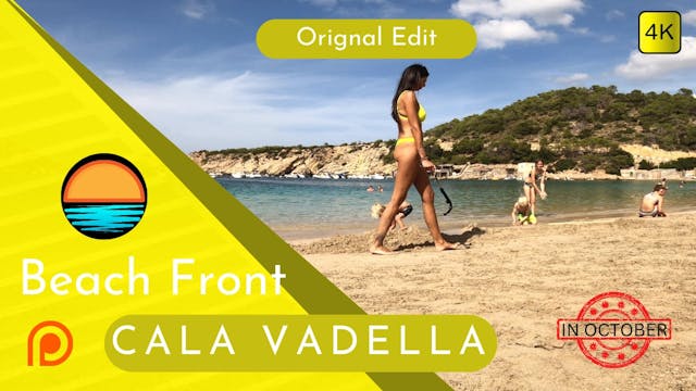 Cala Vadella in October, Beach Front Patreon 4K.mp4