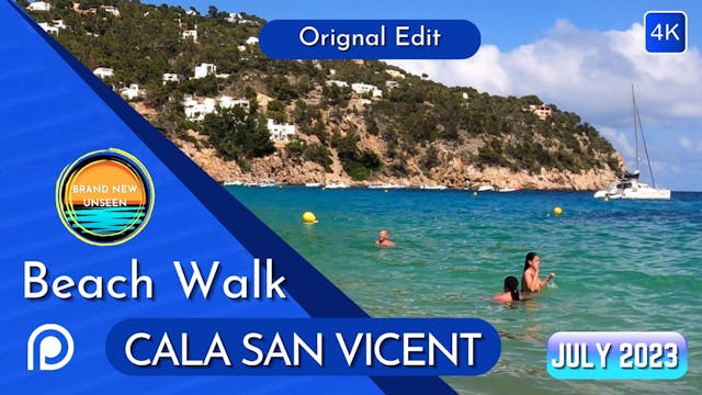 Cala San Vicent July 2023 Beach Walk Patreon 4K