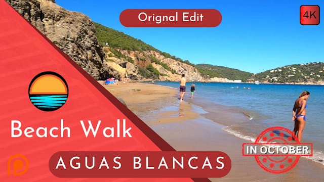 Aguas Blancas October, Beach Walk 4K