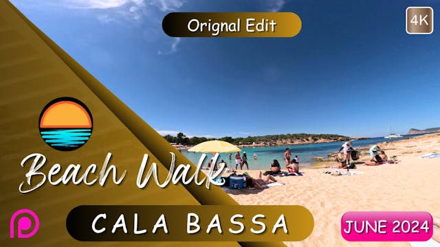 Cala Bassa Beach Walk June 2024 Patreon 4K