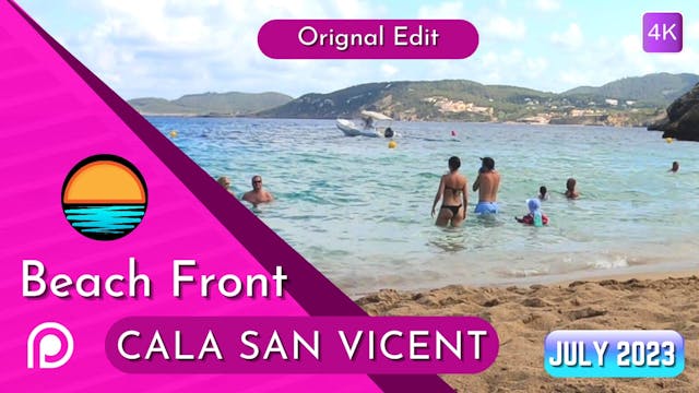 Cala San Vicent in July, Beach Front Patreon 4K