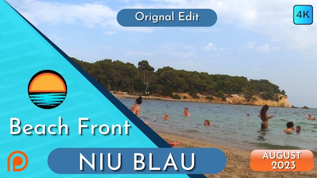 Niu Blau Beach Front in August Patreon 4K