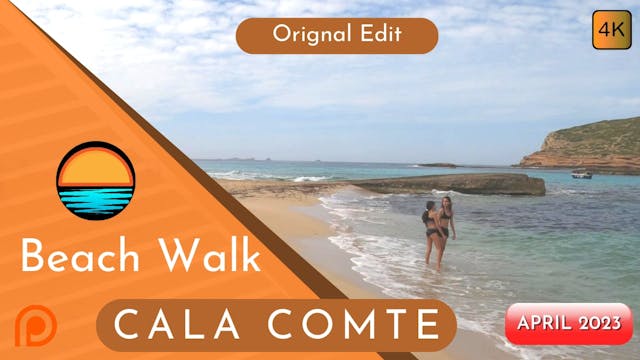 Cala Comte Beach Walk Patreon 4K.mp4