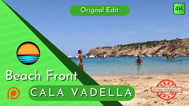 Cala Vadella in May, Beach Front Patreon 4K.mp4