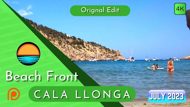 Cala Llonga Beach Front In July, Patreon 4K