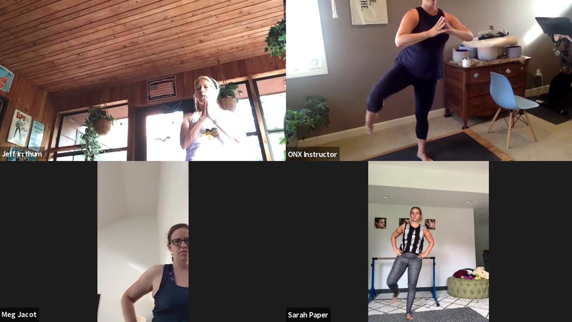 Barre (ZOOM) | Jen P 9.13 with students