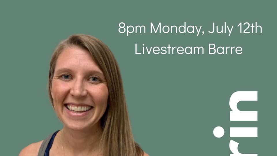 7.12.2021 Livestream Barre with Mairin