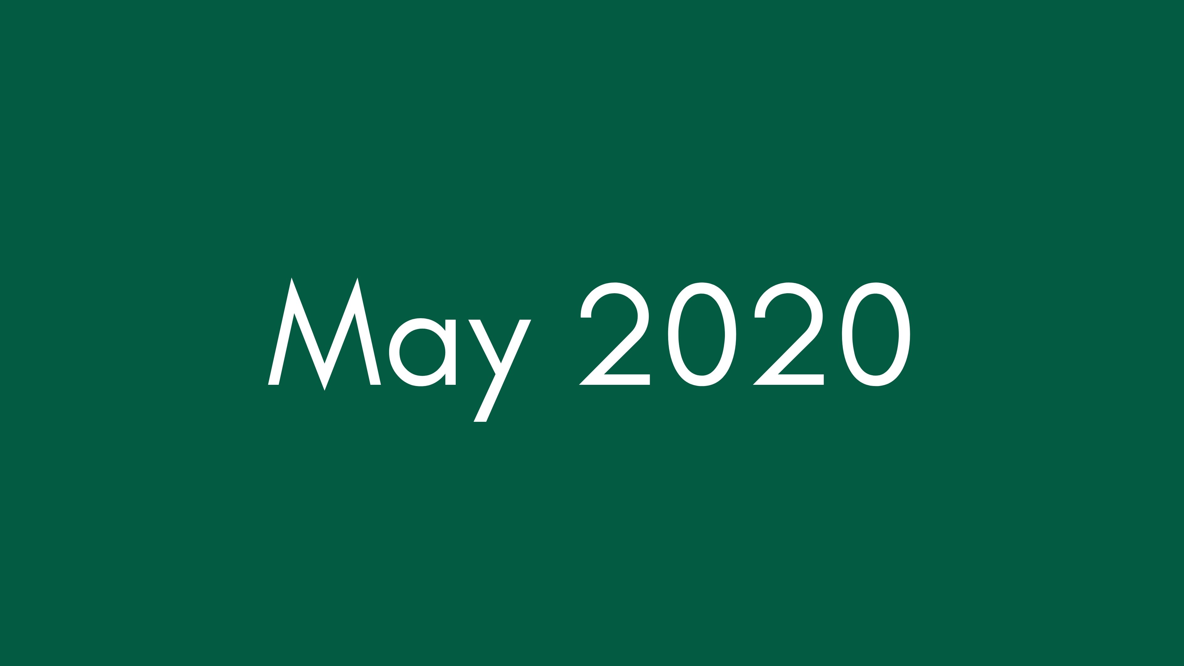 May 2020