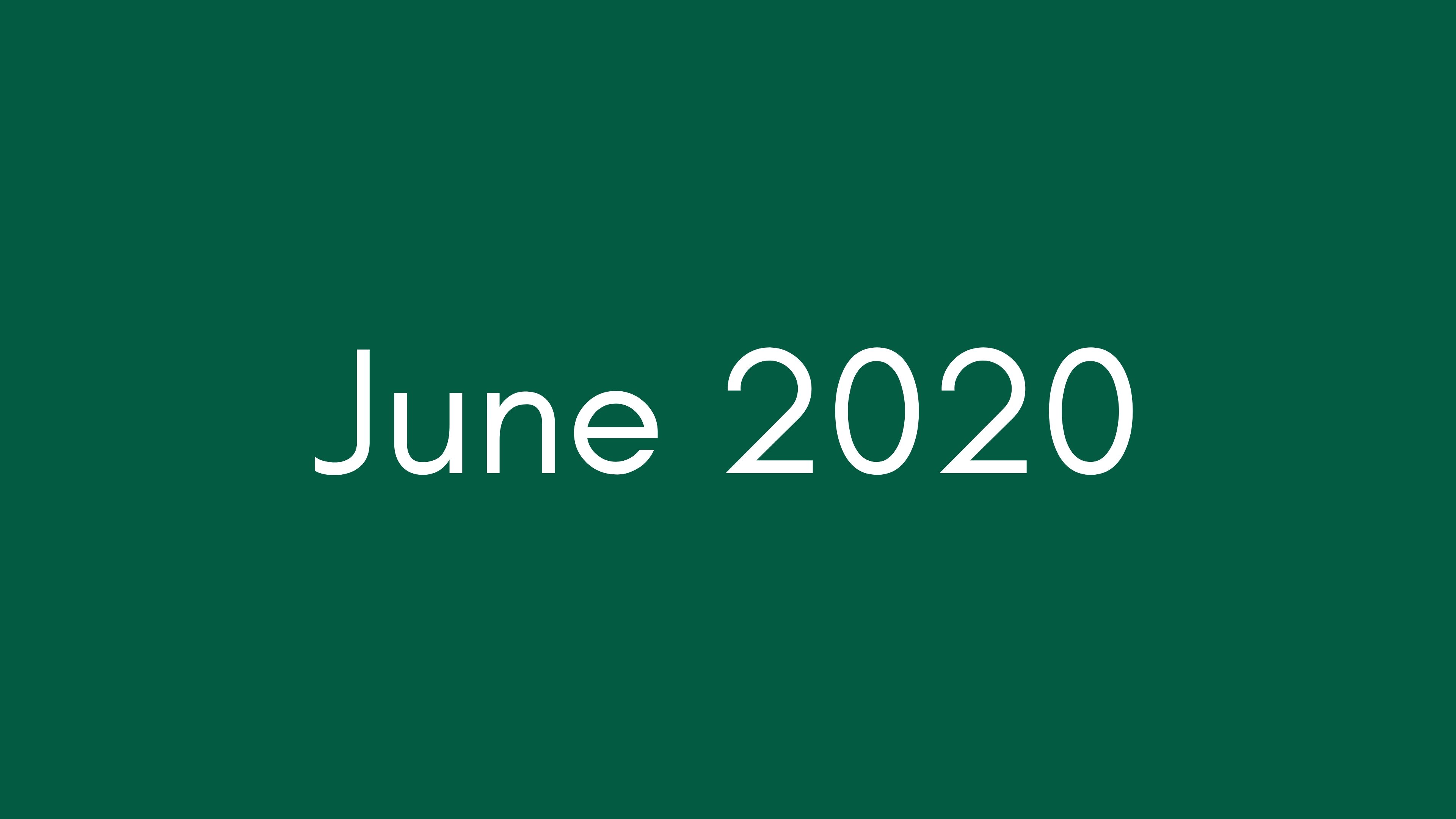June 2020