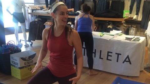 Barre Booty Class (part 2 + stretch) with Lauren