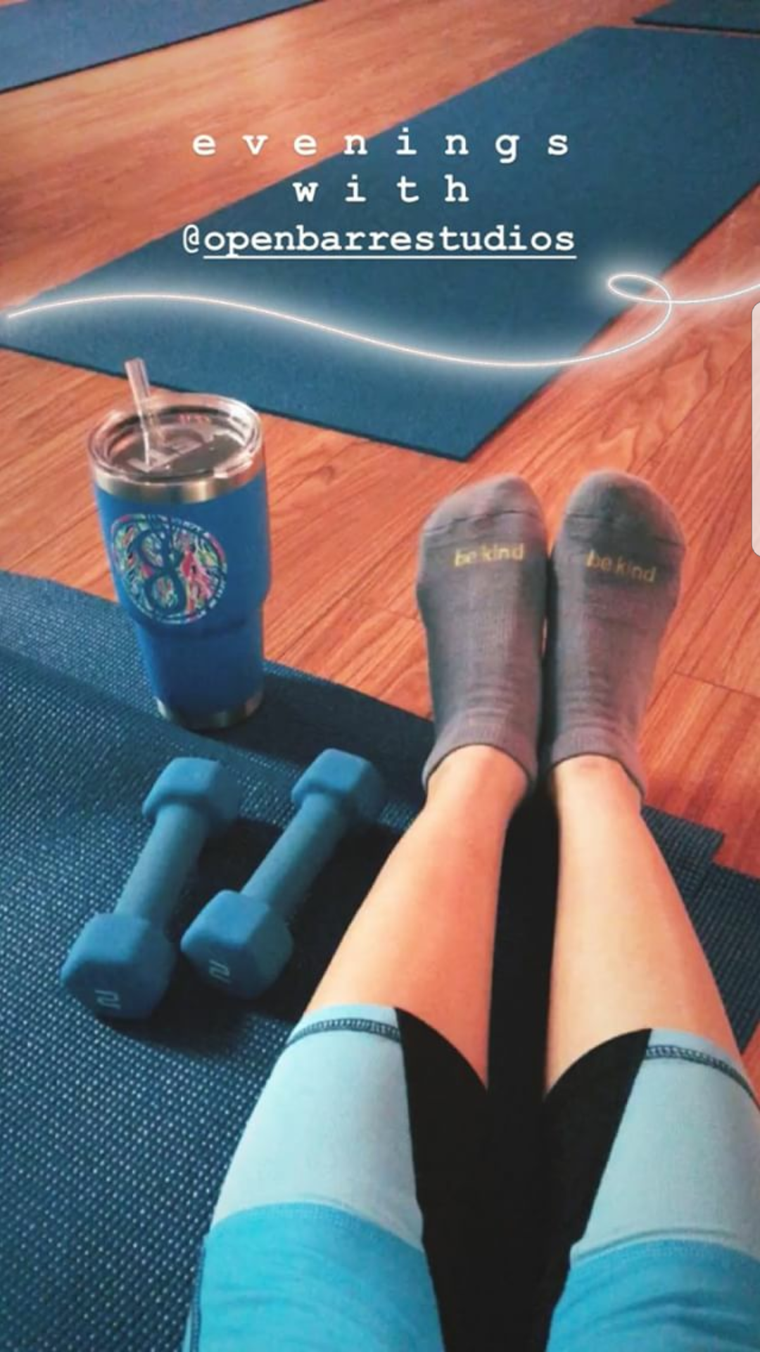 12.10.2021 Livestream Mat Barre Express with Danielle