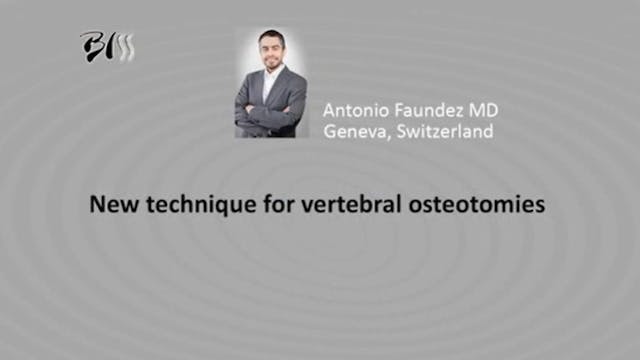 New technique for vertebral osteotomies