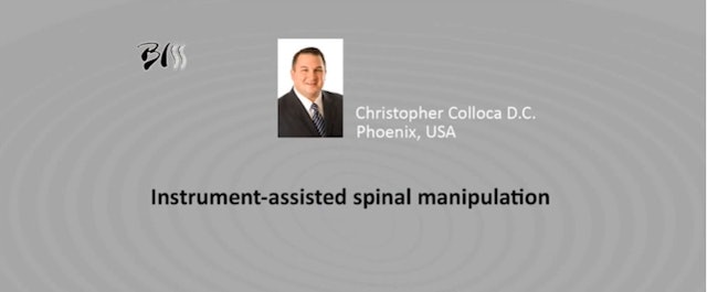 Instrument-assisted spinal manipulation