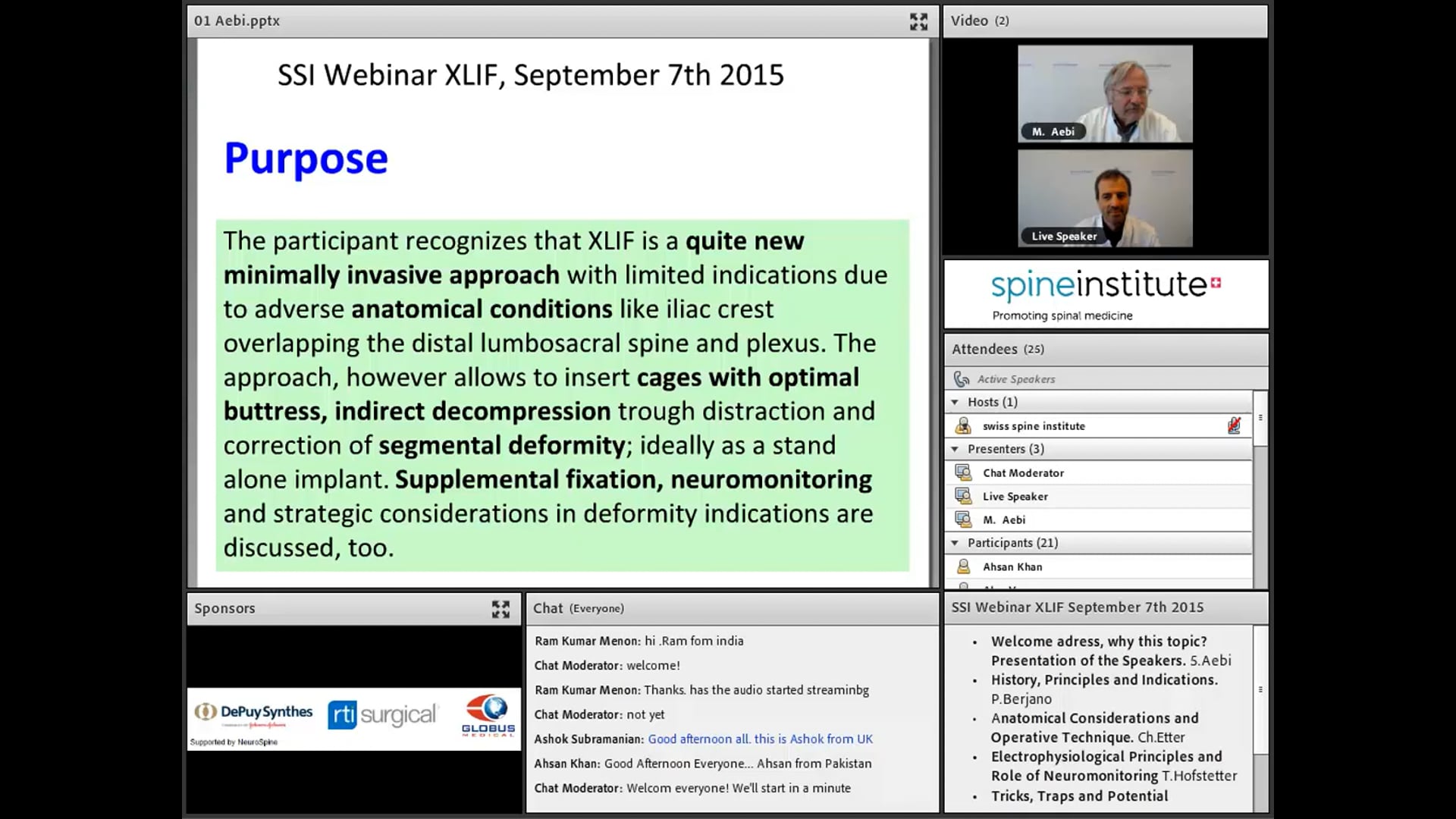 SSI Webinar XLIF