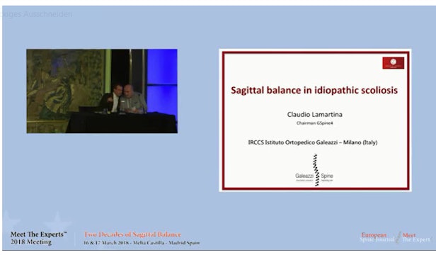 Sagittal balance in idiopathic scoliosis
