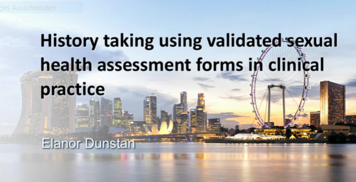 History taking using validated-sexual health assessment forms ......