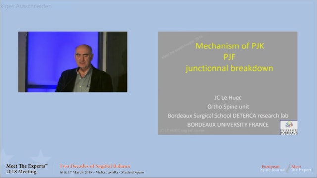 Mechanism of PJK - PJF junctional breakdown; case presentation