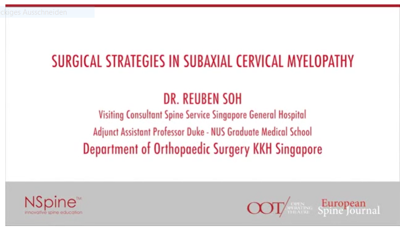Surgical strategies in subaxial cervical myelopathy