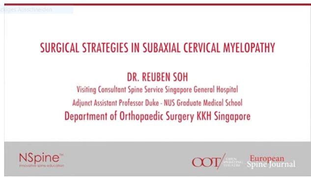 Surgical strategies in subaxial cervi...