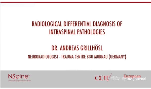 Radiological differential diagnosis o...