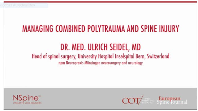 Managing combined polytrauma and spin...