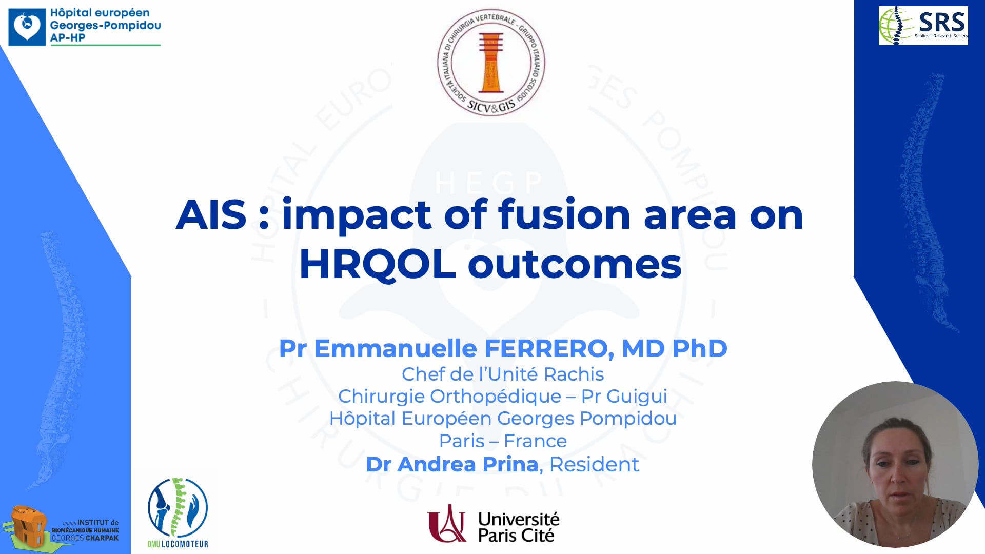 AIS : impact of fusion area on HRQOL outcomes