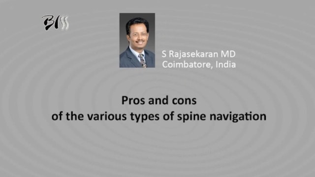 Pros and cons of the various types of spine navigation