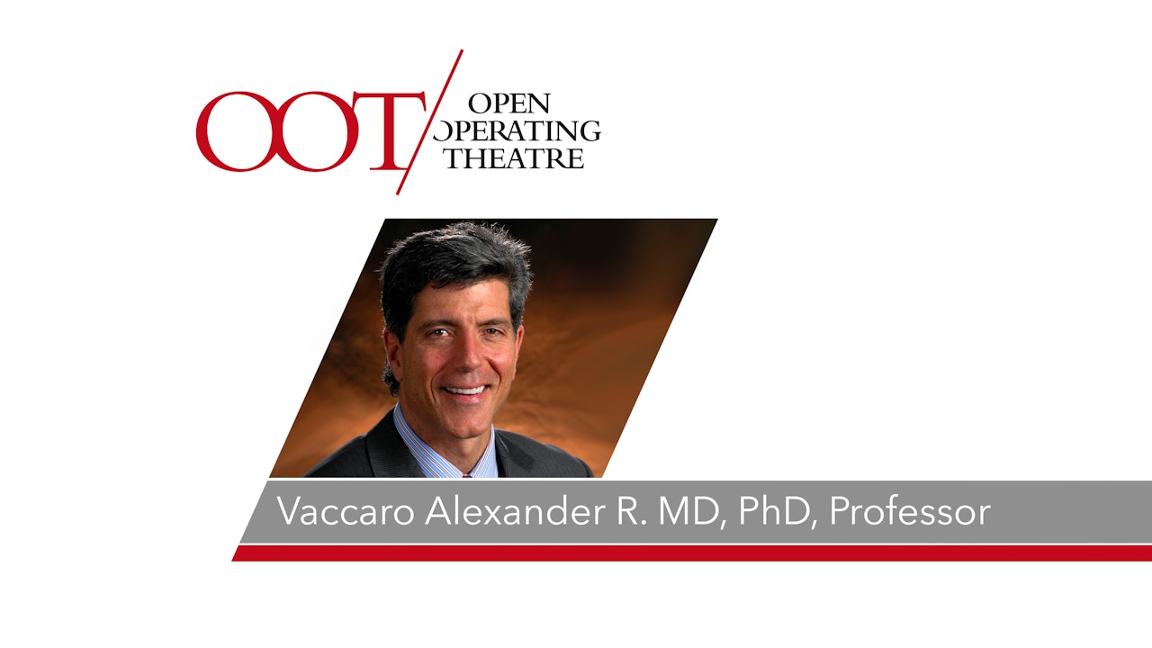 Vaccaro Alexander R. MD, PhD