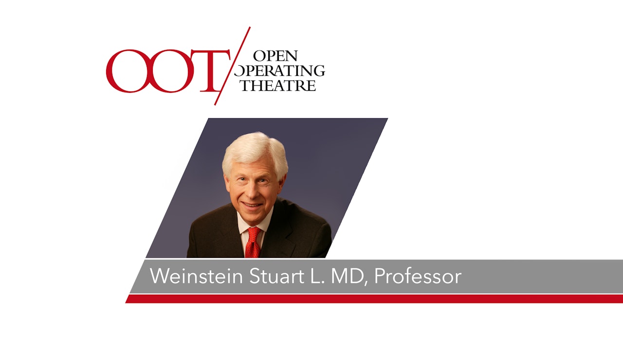 Weinstein Stuart L. MD, Professor