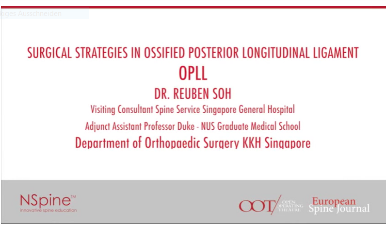 Surgical strategies in ossified posterior longitudinal ligament