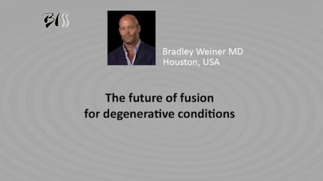 The future of fusion for degenerative...