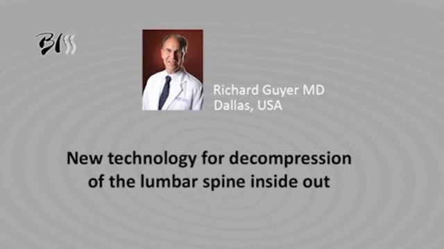 New technology for decompression of the lumbar spine inside out