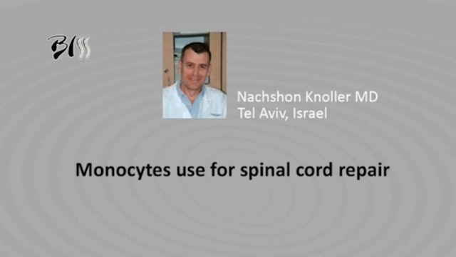 Monocytes use for spinal cord repair