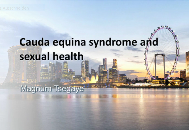 Cauda equina syndrome and sexual health