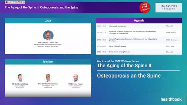 The Aging of the Spine II: Osteoporos...