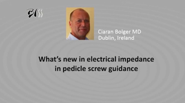 What's new in electrical impedance in pedicle screw guidance