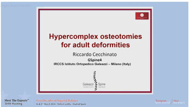 Hypercomplex osteotomies for adult de...