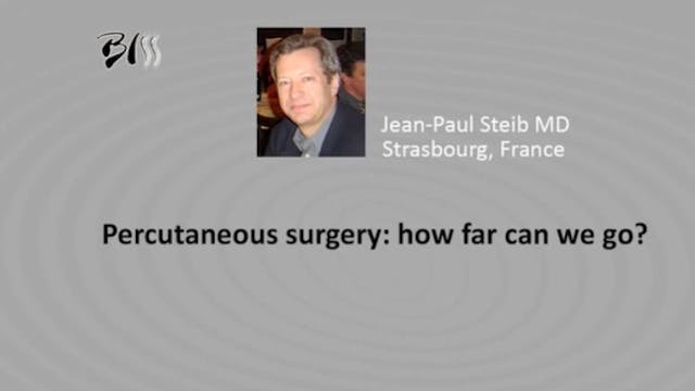 Percutaneous surgery: how far can we go?